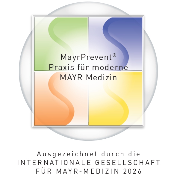 Mayr Prevent - Meinw Praxis hat die Mayr Prevent Auszeichnung erworben.